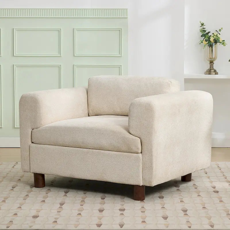 Modern Oversized Armchair Comfy Accent Chair