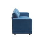 81" Modern Upholstery Sofa Loveseat with Square Arms