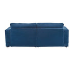 81" Modern Upholstery Sofa Loveseat with Square Arms