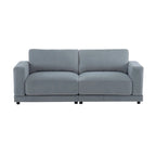 81" Modern Upholstery Sofa Loveseat with Square Arms