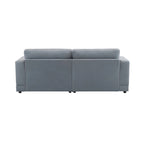 81" Modern Upholstery Sofa Loveseat with Square Arms