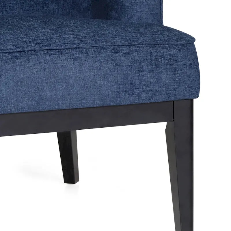 Fabric or Faux Leather Tufted Accent Chair (Set of 2)