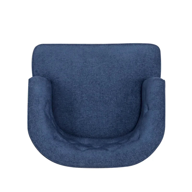 Fabric or Faux Leather Tufted Accent Chair (Set of 2)