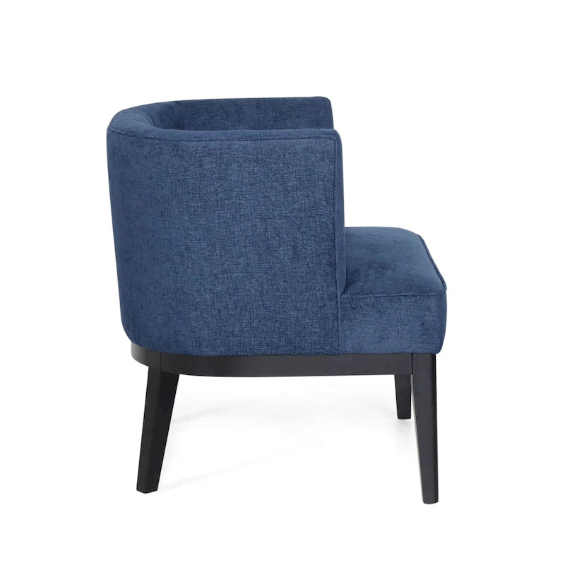 Fabric or Faux Leather Tufted Accent Chair (Set of 2)