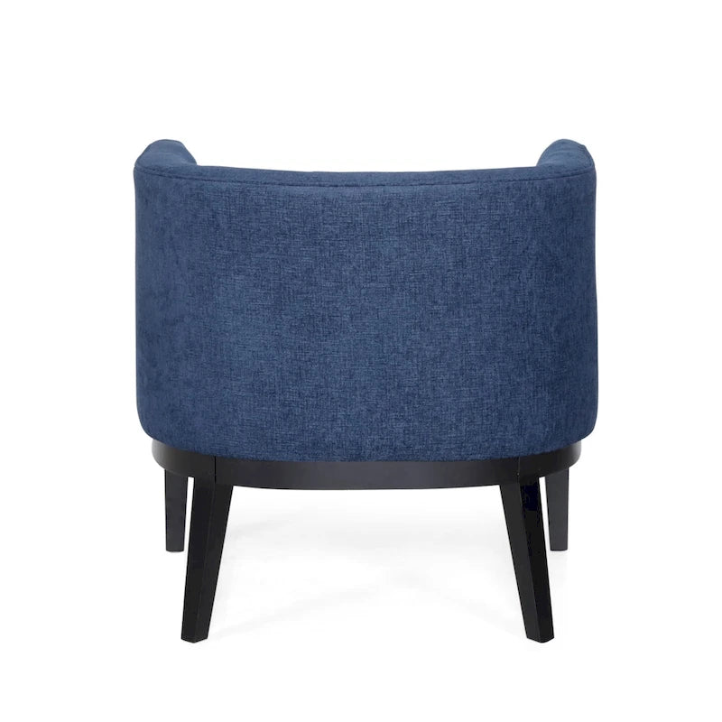 Fabric or Faux Leather Tufted Accent Chair (Set of 2)