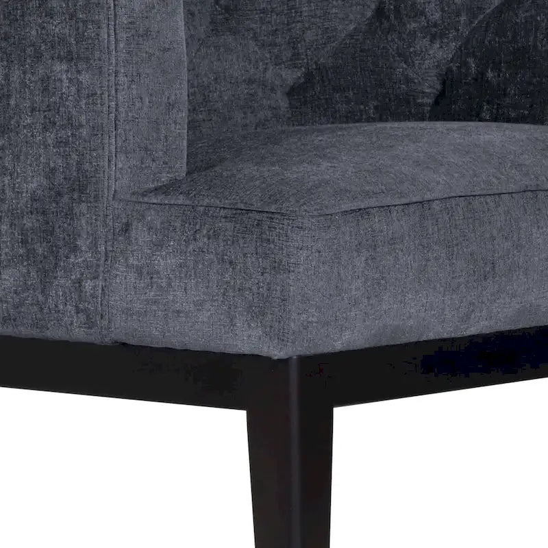 Fabric or Faux Leather Tufted Accent Chair (Set of 2)