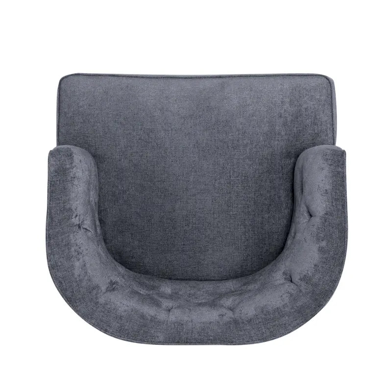 Fabric or Faux Leather Tufted Accent Chair (Set of 2)