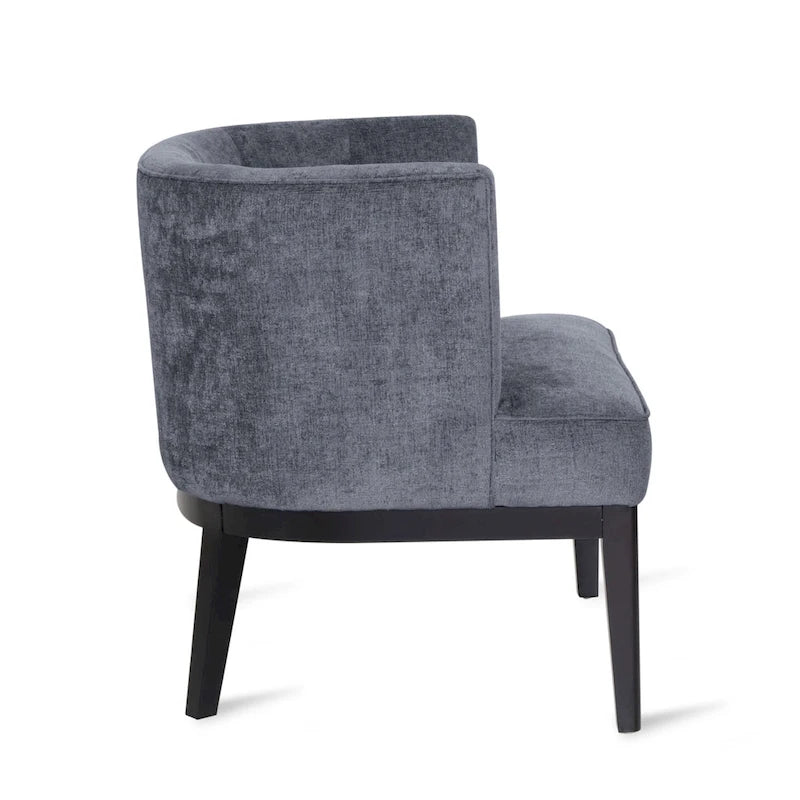 Fabric or Faux Leather Tufted Accent Chair (Set of 2)