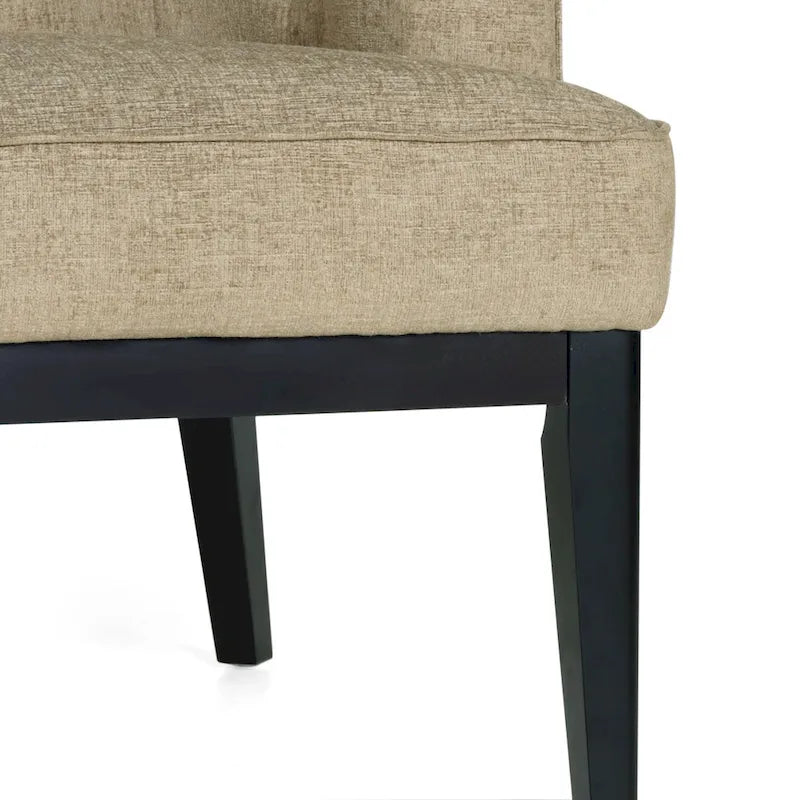 Fabric or Faux Leather Tufted Accent Chair (Set of 2)