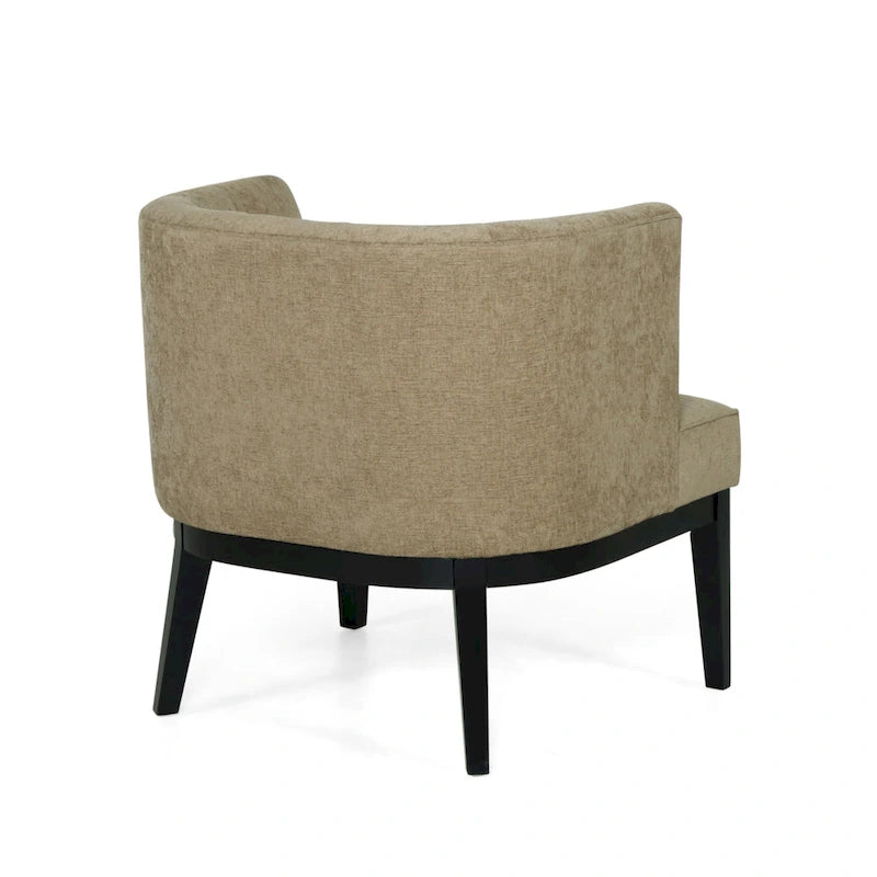 Fabric or Faux Leather Tufted Accent Chair (Set of 2)