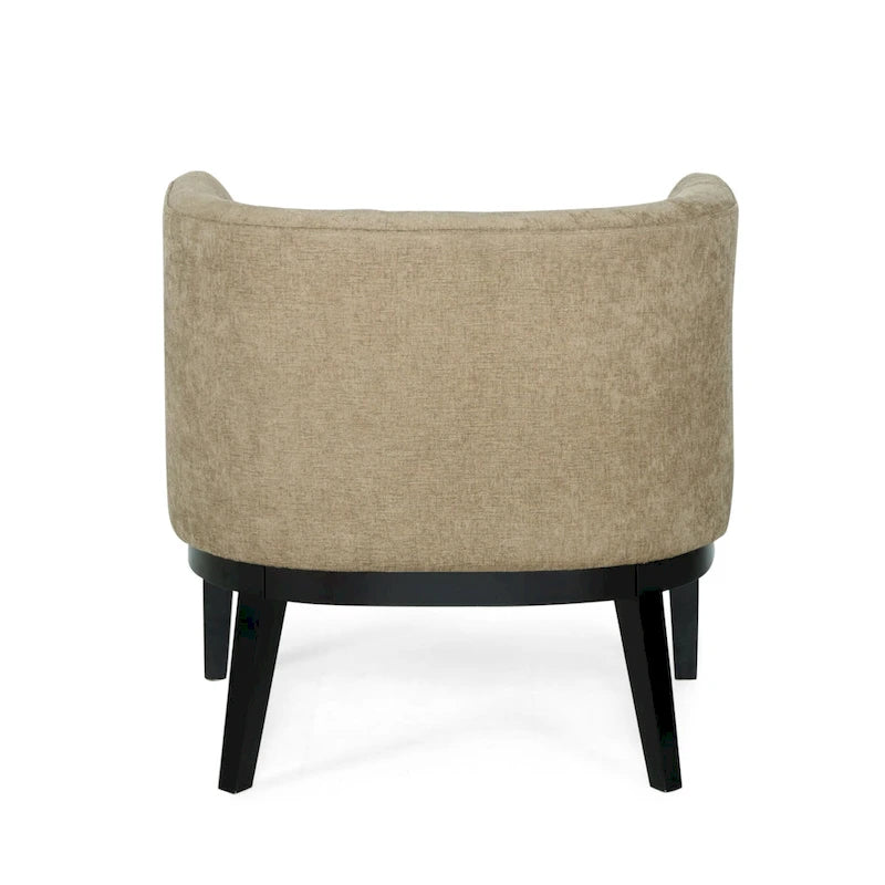 Fabric or Faux Leather Tufted Accent Chair (Set of 2)
