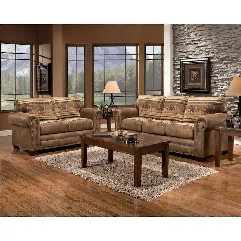 Rustic Loveseat