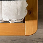 Solid Wood Spindle Platform Bed