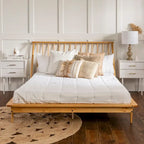 Solid Wood Spindle Platform Bed