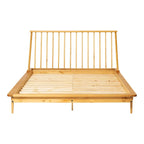 Solid Wood Spindle Platform Bed