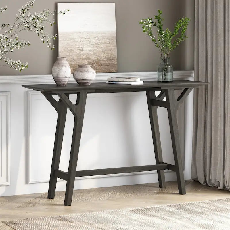 Rubberwood Console Table