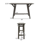 Rubberwood Console Table