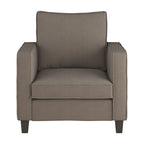 2 Piece Georgia Accent Chair with Ottoman Set