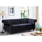 Velvet Chesterfield Sofa