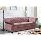 Velvet Chesterfield Sofa