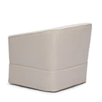 Skirted Fabric Swivel Accent Chair – 360° Swivel, Pocket Spring Seat, 30.5W x 31.75D x 29.5H in