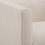 Skirted Fabric Swivel Accent Chair – 360° Swivel, Pocket Spring Seat, 30.5W x 31.75D x 29.5H in