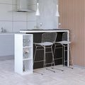 26-inch Counter Stool – Steel Wire Frame & PU Leather Cushion | 20.5W x 23D x 39H in