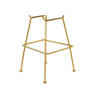 26-inch Counter Stool – Steel Wire Frame & PU Leather Cushion | 20.5W x 23D x 39H in