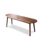 Solid Wood Bench with Smooth Edges