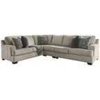 Bovarian Beige and Grey 3-Piece Sectional Sofa