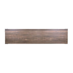 70-inch Steel TV Console with 2 Wire-Mesh Cabinets – Sand Black & Dark Walnut