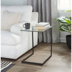Stainless Steel/ Glass End Table