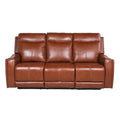 Newport Power Top Grain Leather Reclining Sofa