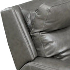 Newport Power Top Grain Leather Reclining Sofa