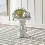 Magnolia Manor Round End Table - 2 Finish Options
