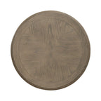Round Pedestal End Table with Scrolled Base – 2 Finish Options