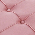 Velvet Storage Bench with Flip-Top Lid