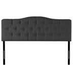 Button Tufted Upholstered Headboard, Height Adjustable Headboards, Bed Backboard Premium Padded Fabric Headboard