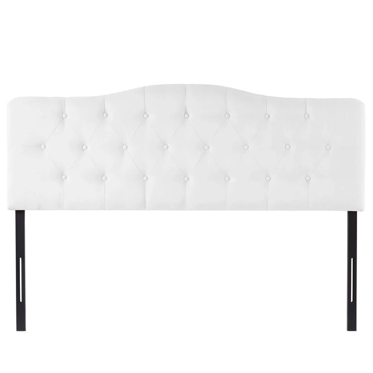 Button Tufted Upholstered Headboard, Height Adjustable Headboards, Bed Backboard Premium Padded Fabric Headboard