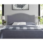 Button Tufted Upholstered Headboard, Height Adjustable Headboards, Bed Backboard Premium Padded Fabric Headboard