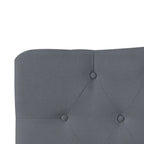 Button Tufted Upholstered Headboard, Height Adjustable Headboards, Bed Backboard Premium Padded Fabric Headboard