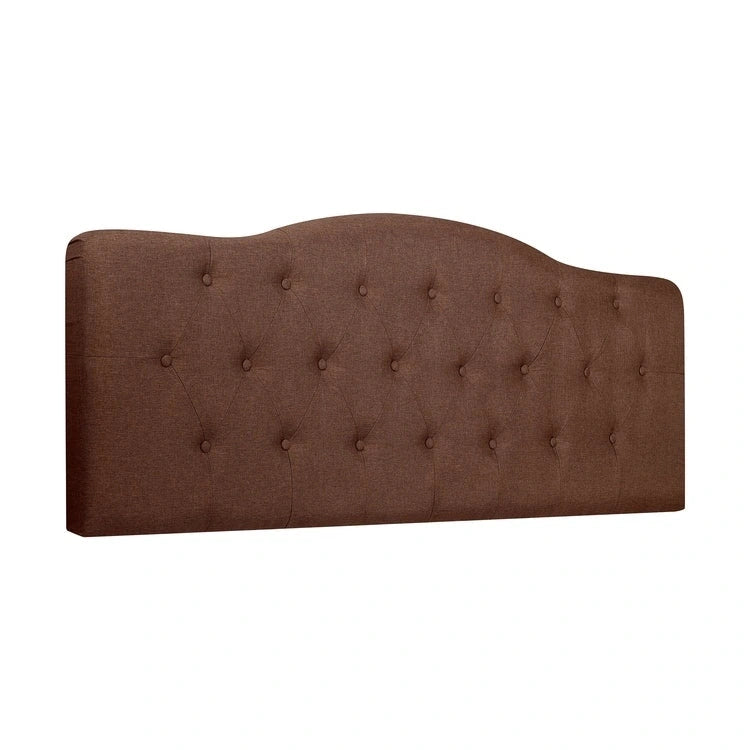 Button Tufted Upholstered Headboard, Height Adjustable Headboards, Bed Backboard Premium Padded Fabric Headboard