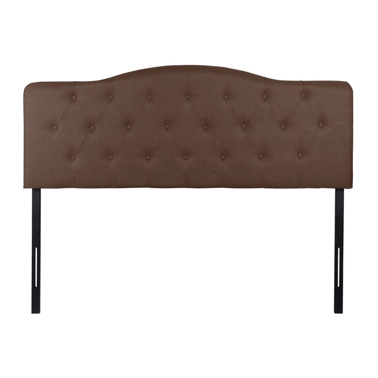 Button Tufted Upholstered Headboard, Height Adjustable Headboards, Bed Backboard Premium Padded Fabric Headboard