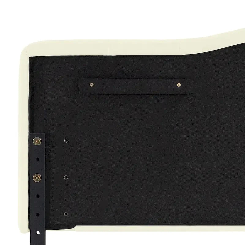 Button Tufted Upholstered Headboard, Height Adjustable Headboards, Bed Backboard Premium Padded Fabric Headboard