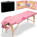 84-inch Portable Massage Table with Carry Case – PVC Leather, 3-inch High-Density Foam