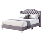 Jewel Tufted Upholstered Bed