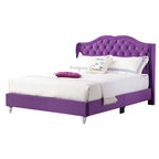 Jewel Tufted Upholstered Bed