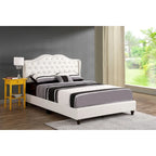 Jewel Tufted Upholstered Bed