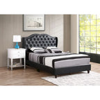 Jewel Tufted Upholstered Bed
