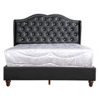 Jewel Tufted Upholstered Bed